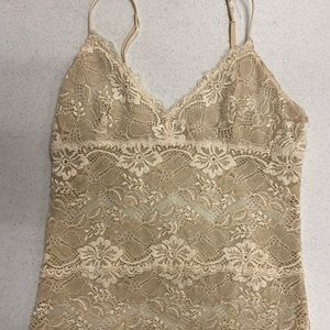 Lace banana republic cami